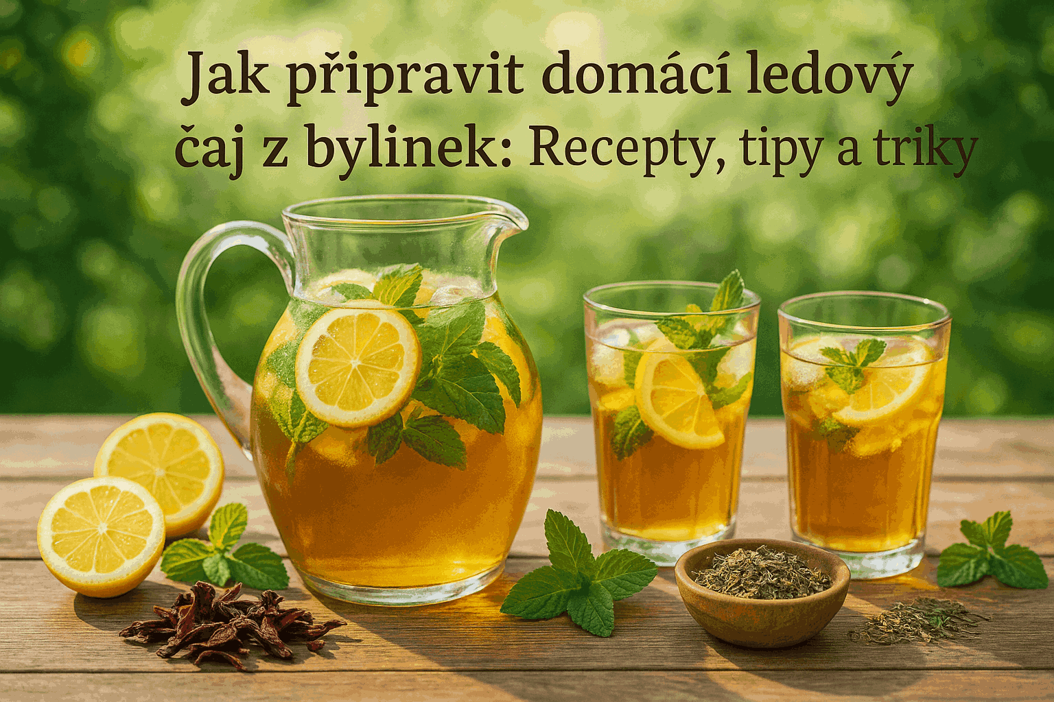 Letní ledové čaje